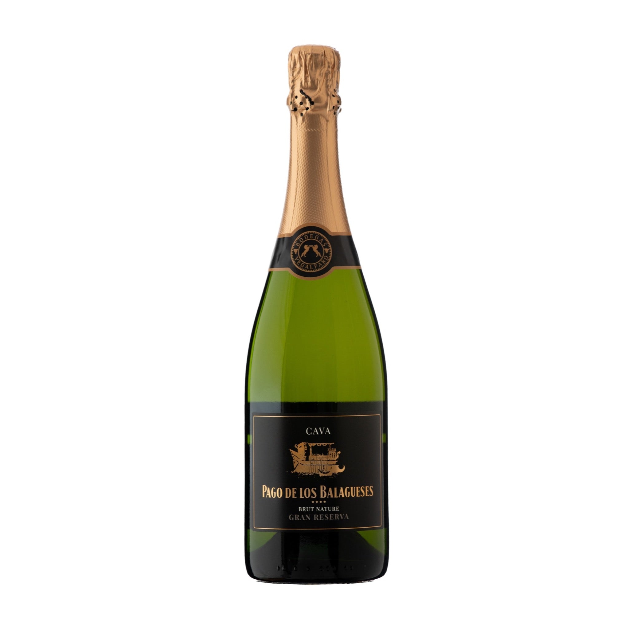 Cava Pago de los Balagueses Brut Nature Gran Reserva — botella